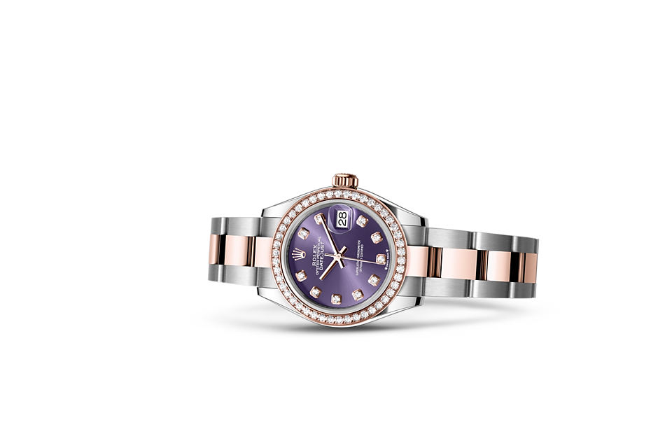 EM Sneakers Rolex Lady-Datejust 279381RBR  Aubergine Dial