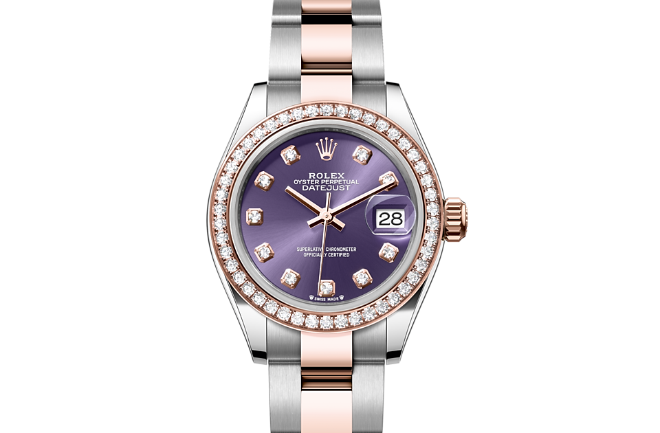 EM Sneakers Rolex Lady-Datejust 279381RBR  Aubergine Dial