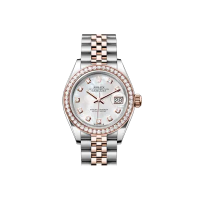 EM Sneakers Rolex Lady-Datejust 279381RBR White Dial 02