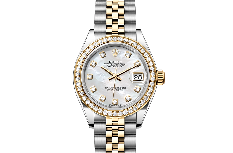 EM Sneakers Rolex Lady-Datejust 279383RBR White Dial