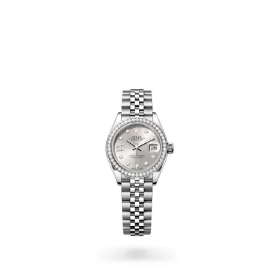 EM Sneakers Rolex Lady-Datejust 279384RBR Silver Dial 01