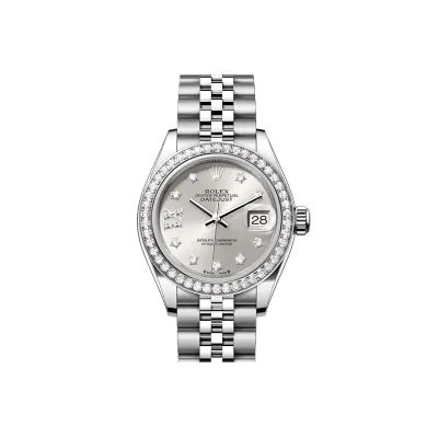 EM Sneakers Rolex Lady-Datejust 279384RBR Silver Dial 02