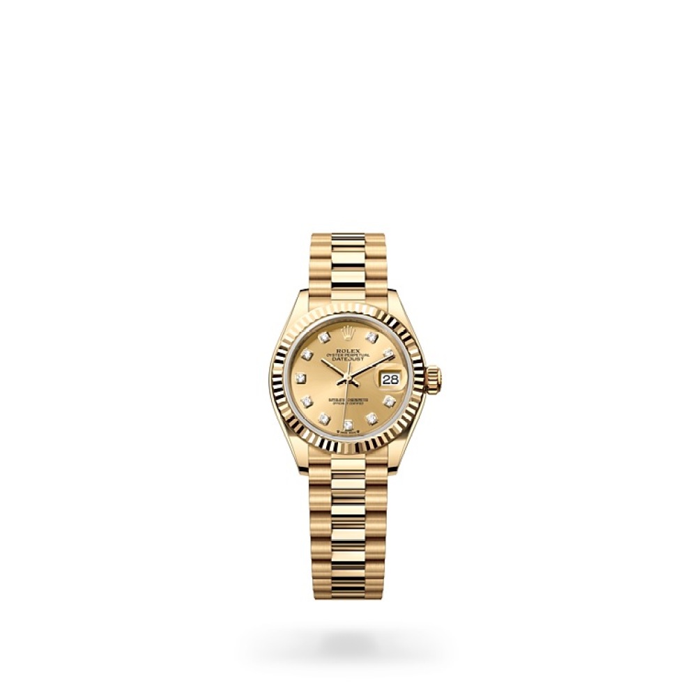 EM Sneakers Rolex Lady-Datejust Champagne Dial
