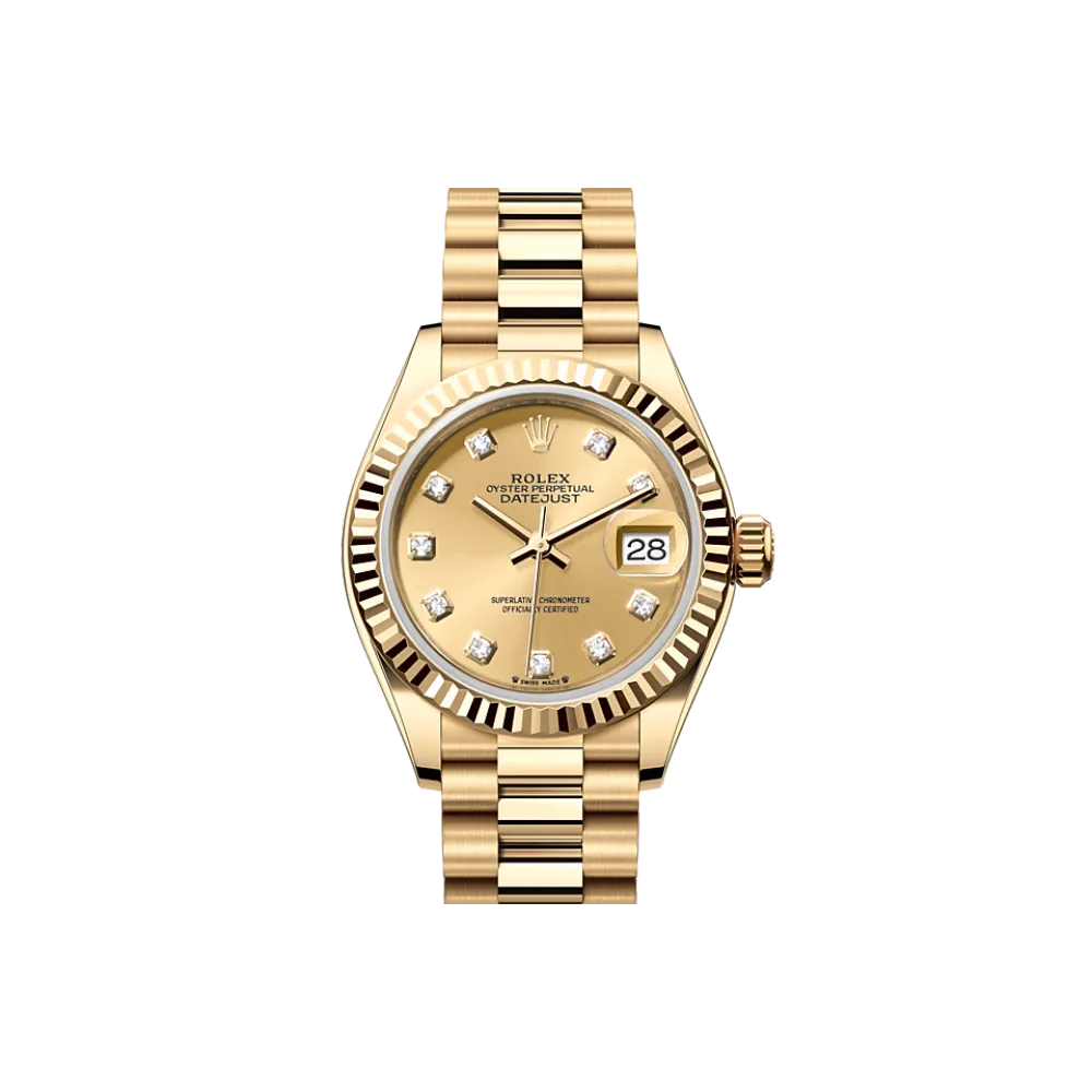 EM Sneakers Rolex Lady-Datejust Champagne Dial