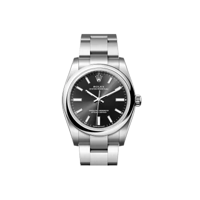 EM Sneakers Rolex Oyster-Perpetual 124200 Black Dial 02