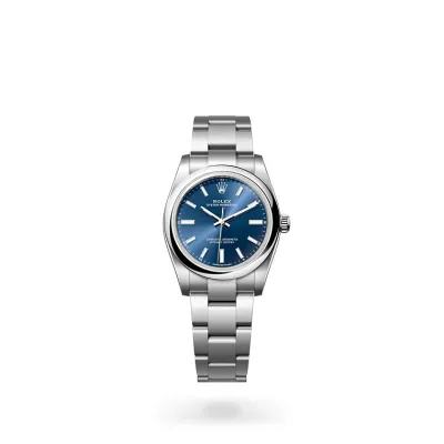 EM Sneakers Rolex Oyster-Perpetual 124200 Blue Dial 01