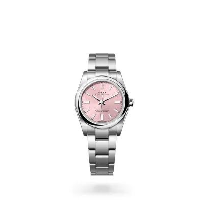 EM Sneakers Rolex Oyster-Perpetual 124200 Pink Dial 01