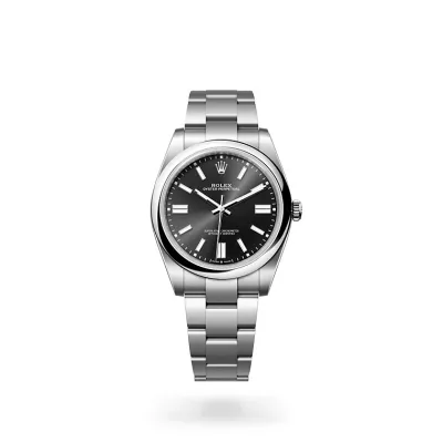EM Sneakers Rolex Oyster-Perpetual 124300 Black Dial 01