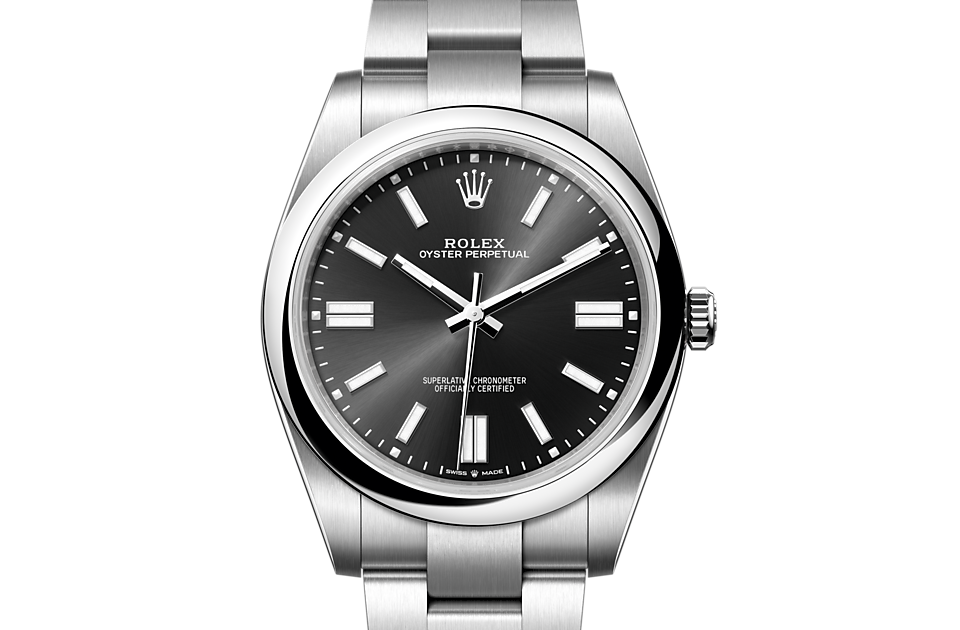 EM Sneakers Rolex Oyster-Perpetual 124300 Black Dial
