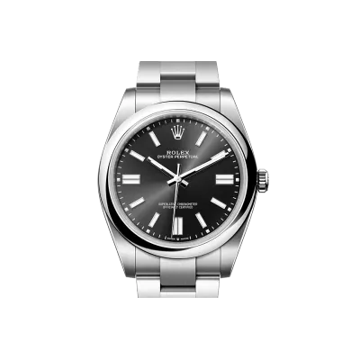 EM Sneakers Rolex Oyster-Perpetual 124300 Black Dial 02