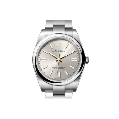 EM Sneakers Rolex Oyster-Perpetual 124300 Silver Dial 02