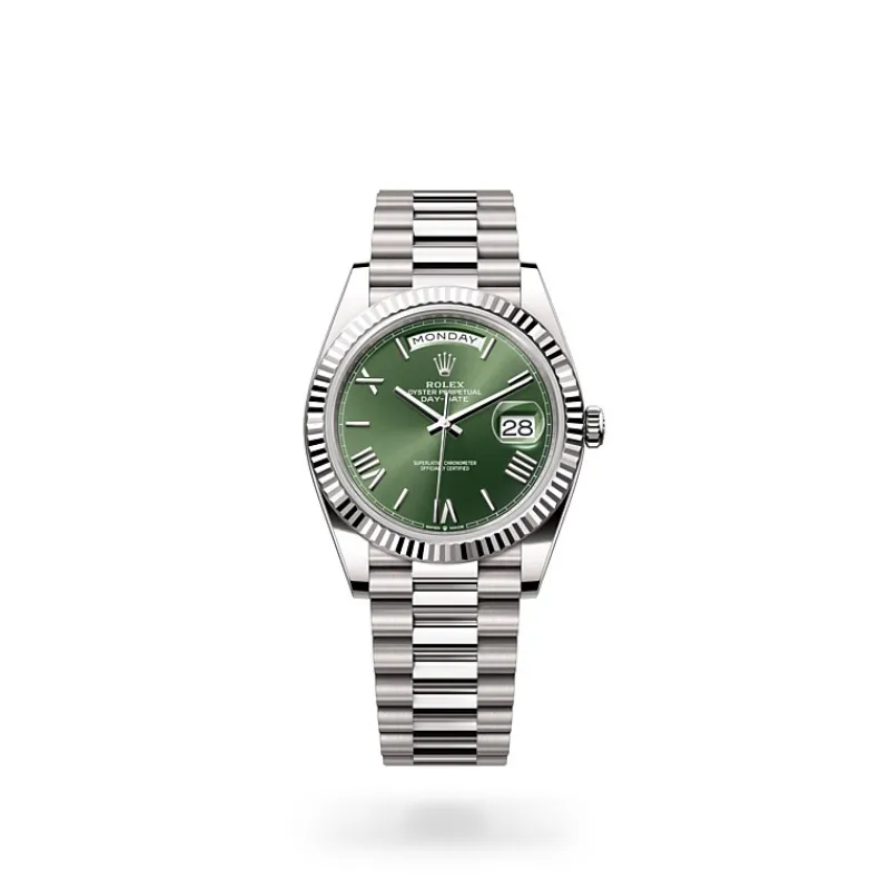 M Sneakers Rolex Day-Date 228239 Olive Green Dial