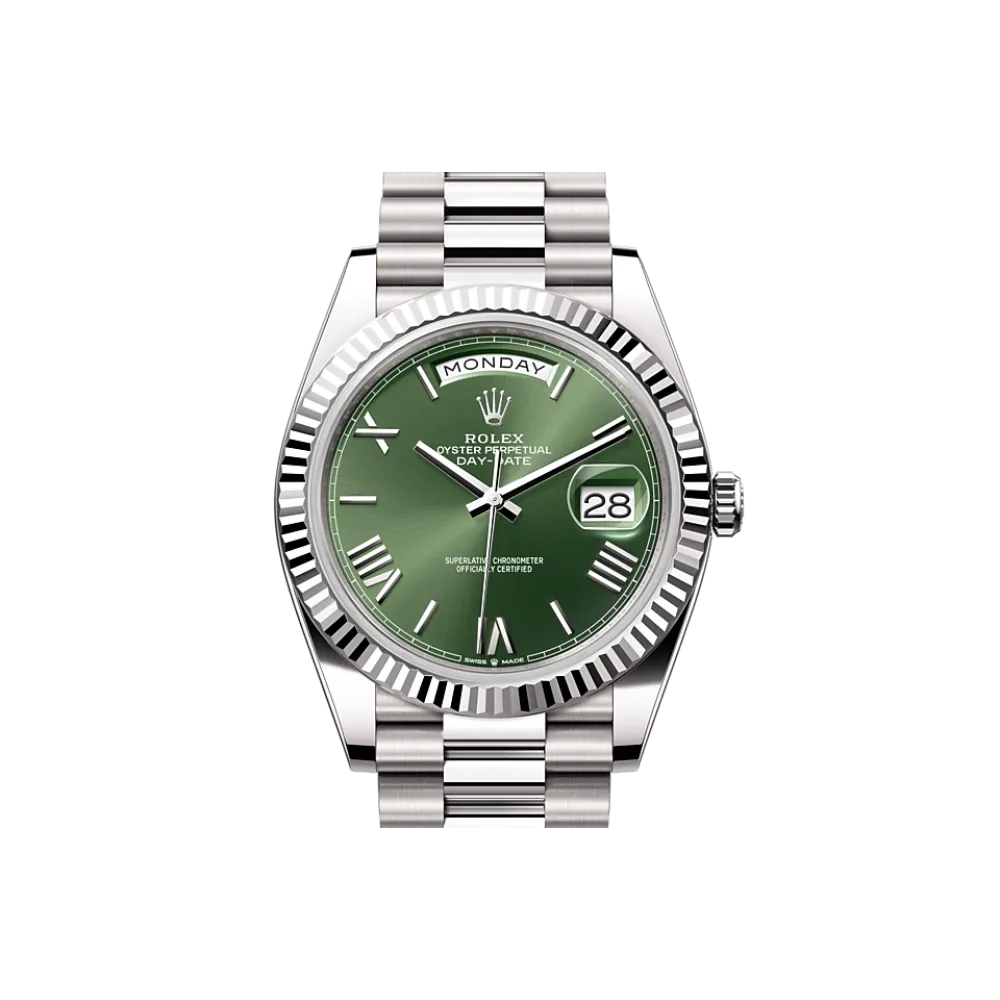 M Sneakers Rolex Day-Date 228239 Olive Green Dial