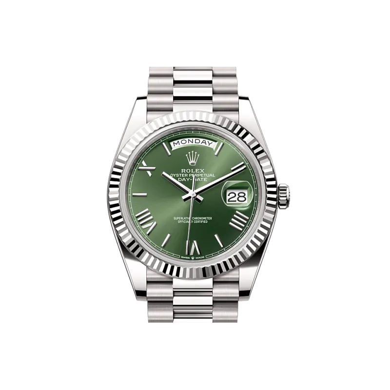 M Sneakers Rolex Day-Date 228239 Olive Green Dial
