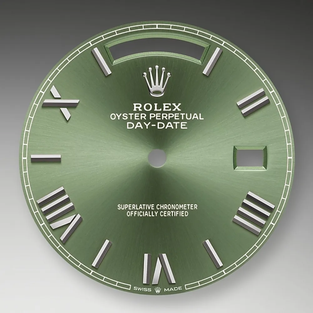 M Sneakers Rolex Day-Date 228239 Olive Green Dial