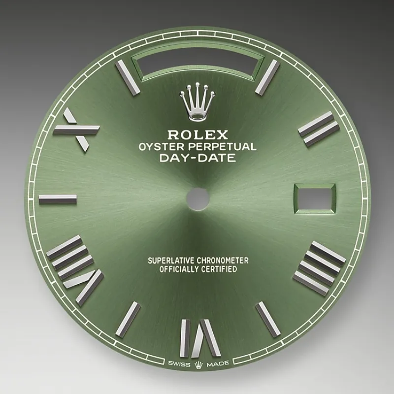 M Sneakers Rolex Day-Date 228239 Olive Green Dial