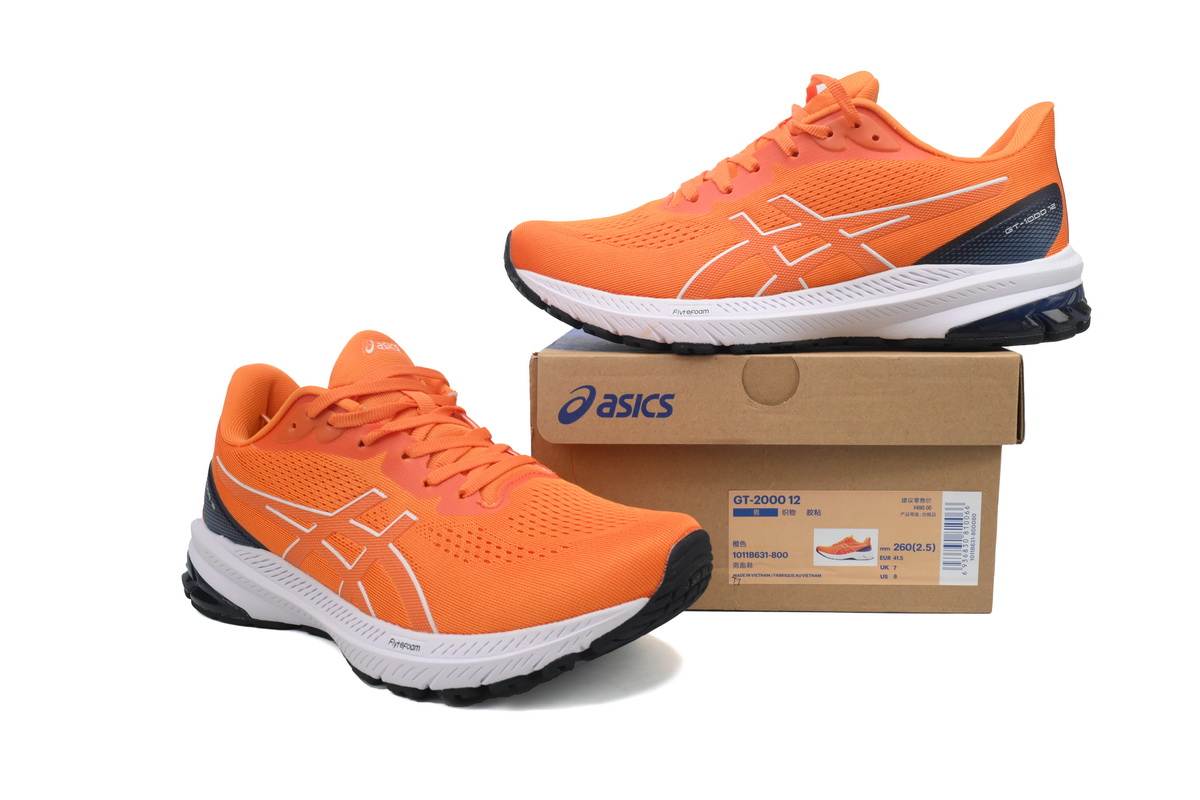 EM Sneakers ASICS GT 1000 12 'Bright Orange White'