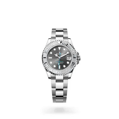 EM Sneakers Rolex Yacht-Master 37 268622 Dark Rhodium White Dial 01