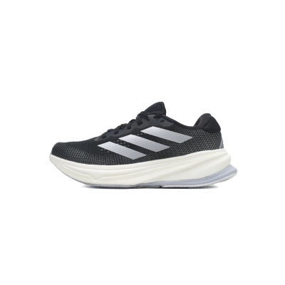 EM Sneakers adidas Supernova Rise Core Black Halo Silver Dash Grey  01