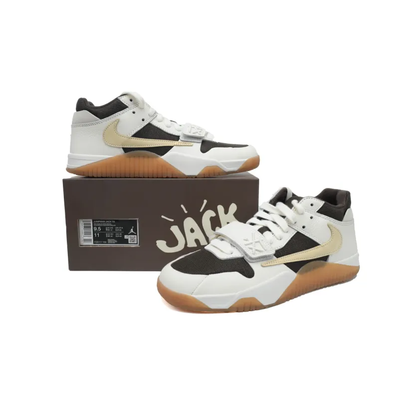 EM Sneakers Jordan Jumpman Jack TR × Travis Scott White Brown