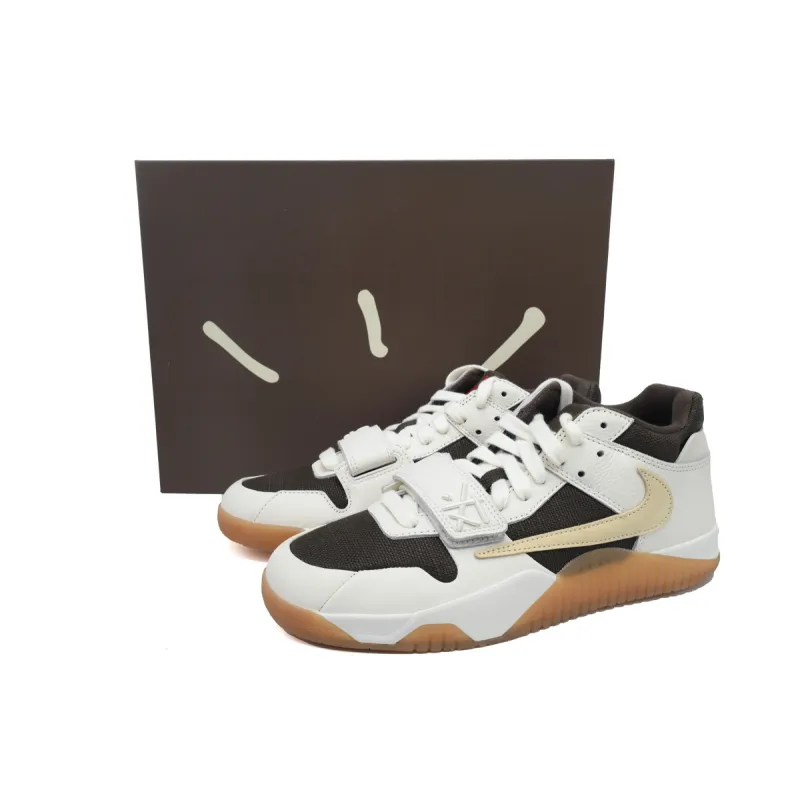 EM Sneakers Jordan Jumpman Jack TR × Travis Scott White Brown