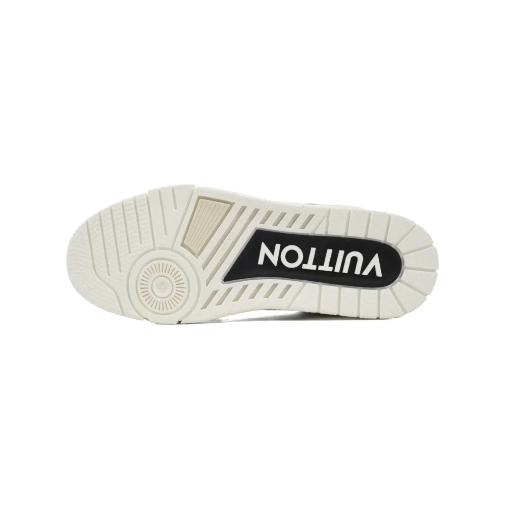 EM Sneakers Louis Vuitton LV Trainer Cream Black