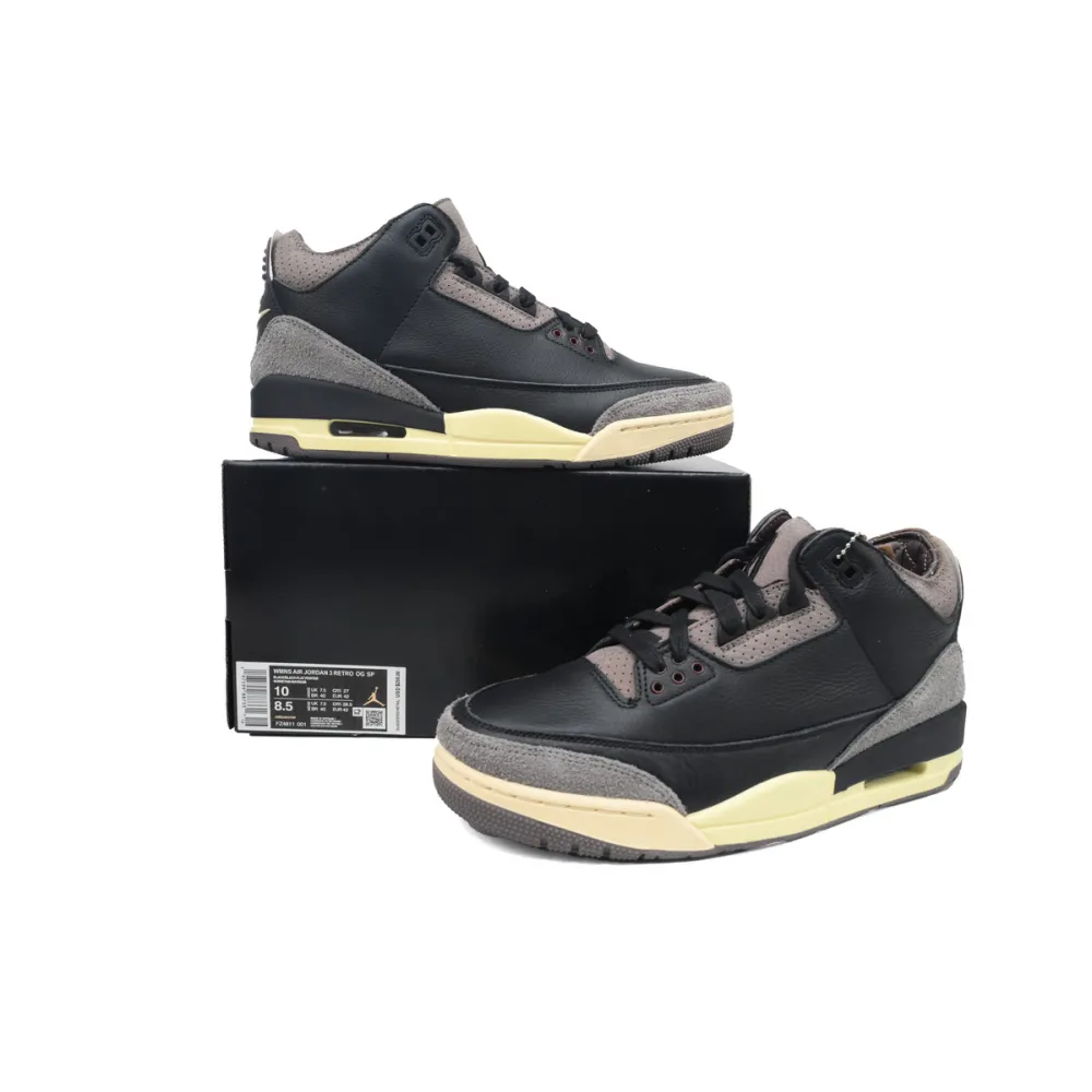 EM Sneakers Jordan 3 Retro OG SP A Ma Maniére Black Violet Ore