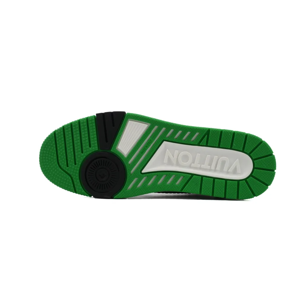 EM Sneakers Louis Vuitton LV Trainer White Green