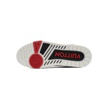 EM Sneakers Louis Vuitton LV Trainer White Red Black