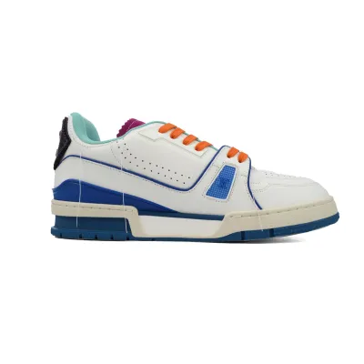 EM Sneakers Louis Vuitton Trainer Neon Blue 02