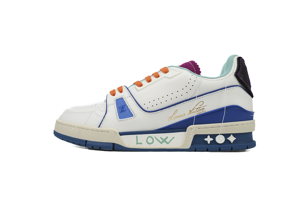 EM Sneakers Louis Vuitton Trainer Lake Blue