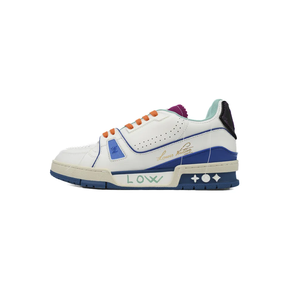 EM Sneakers Louis Vuitton Trainer Neon Blue