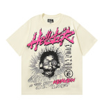 EM Sneakers Hellstar T-Shirt 507 White & Black & Yellow
