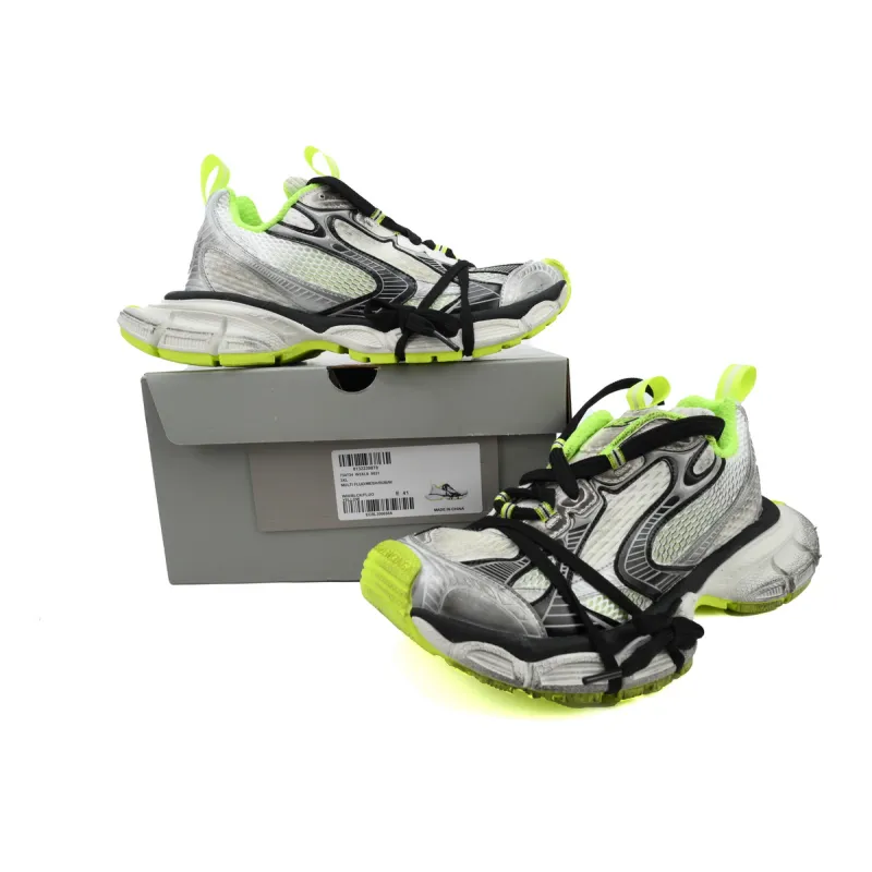 EM Sneakers Balenciaga 3XL Sneaker in Black and White Yellow 