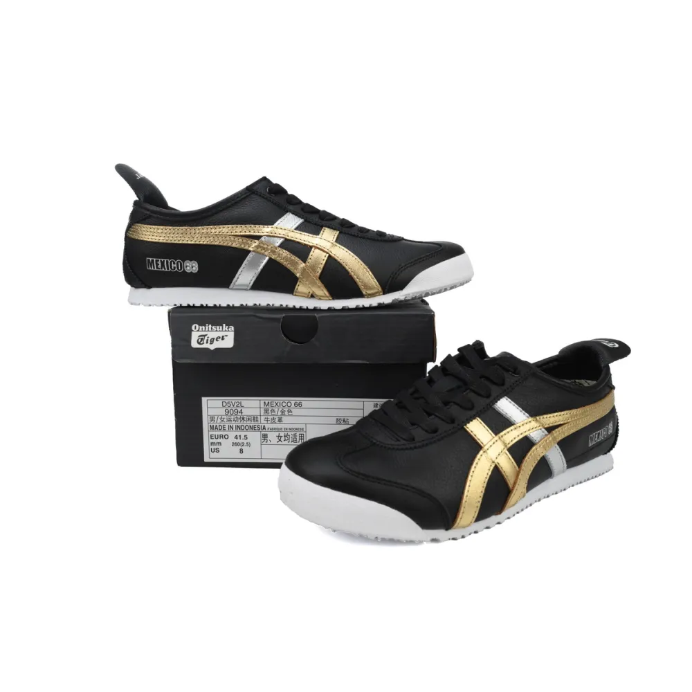 EM Sneakers Onitsuka Tiger Mexico 66 'Black Gold Metallic'