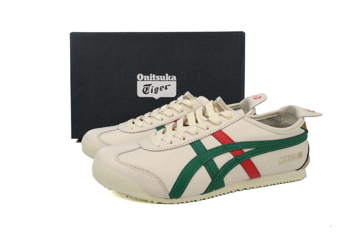 EM Sneakers Onitsuka Tiger Mexico 66 Birch Kale Red Gold