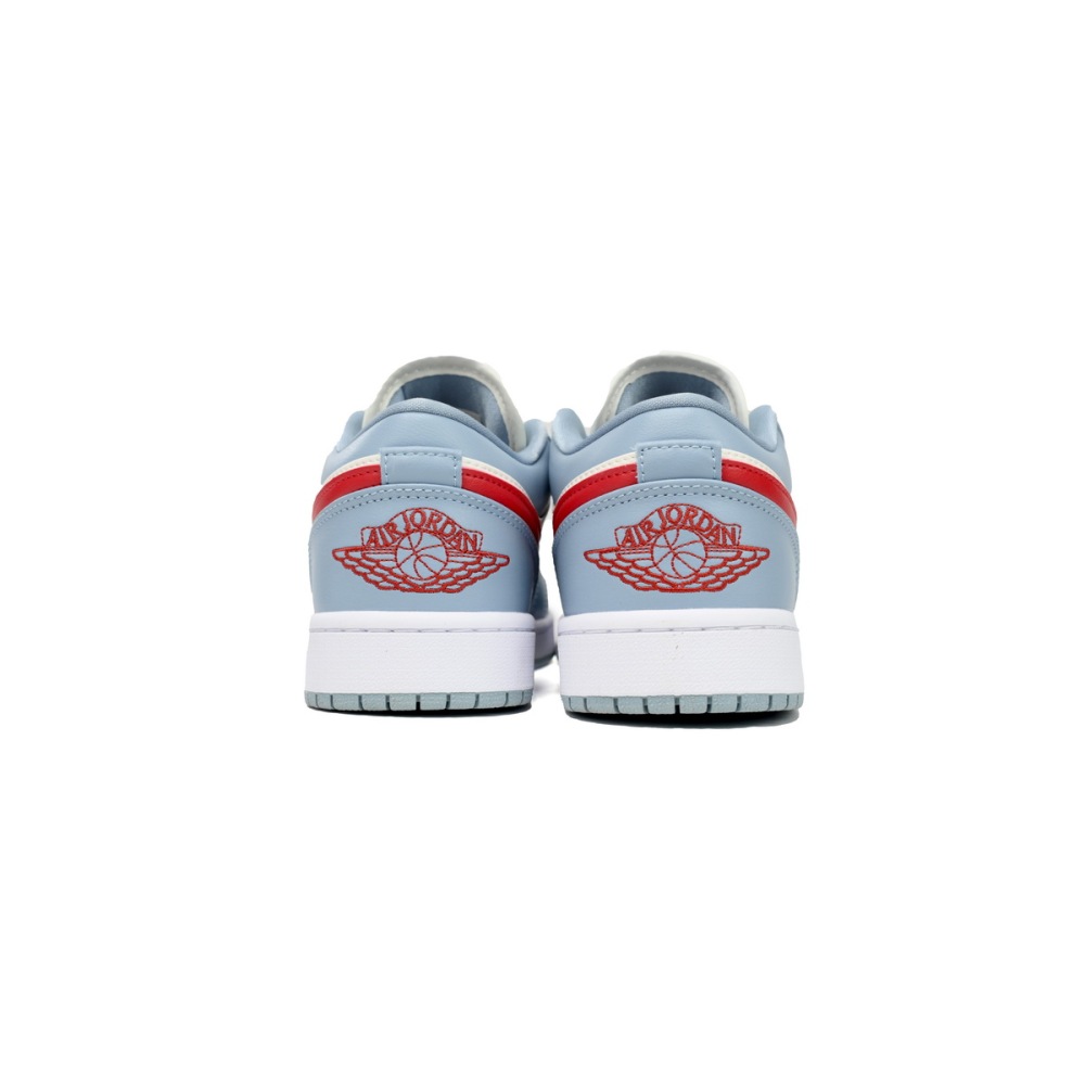 EM Sneakers  Air Jordan 1 Low "Bleu/Rouge Dune"