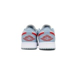 EM Sneakers  Air Jordan 1 Low "Bleu/Rouge Dune"