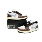 EM Sneakers  Air Jordan 1 Low SE GS 'Mocha Blue Grey'