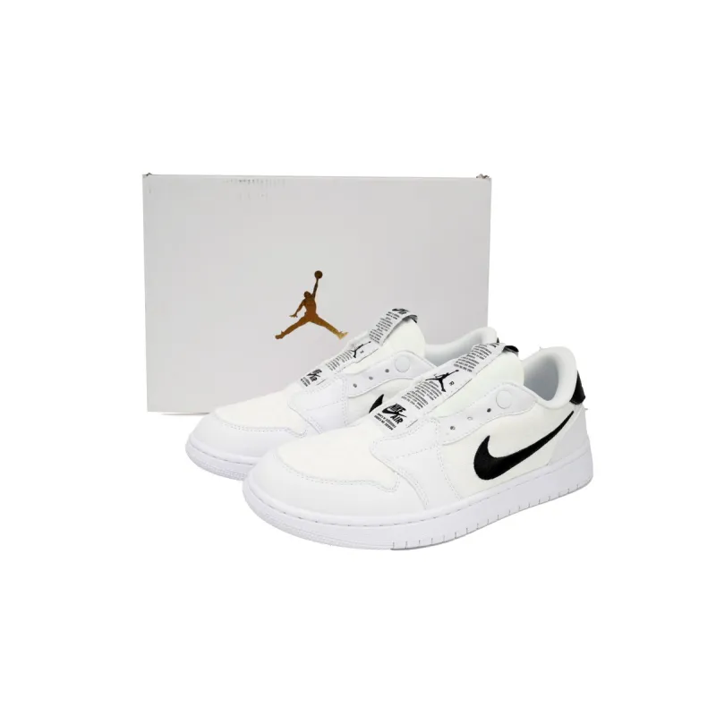 EM Sneakers Air Jordan 1 Low Little White Dragon Black and White