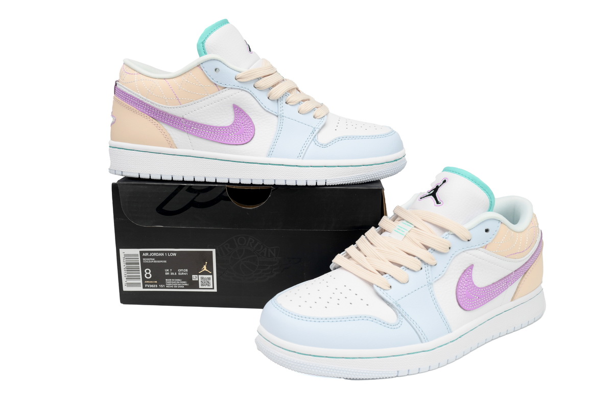 EM Sneakers Air Jordan 1 Low Sashiko Multi-Color