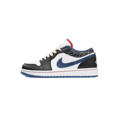 EM Sneakers Air Jordan 1 Low SE "Black/Industrial Blue" 01