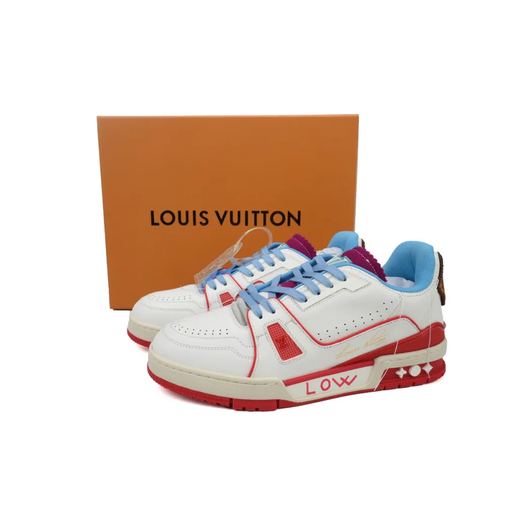 EM Sneakers Louis Vuitton Trainer Blue Purple