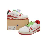 EM Sneakers Louis Vuitton Trainer Red Green