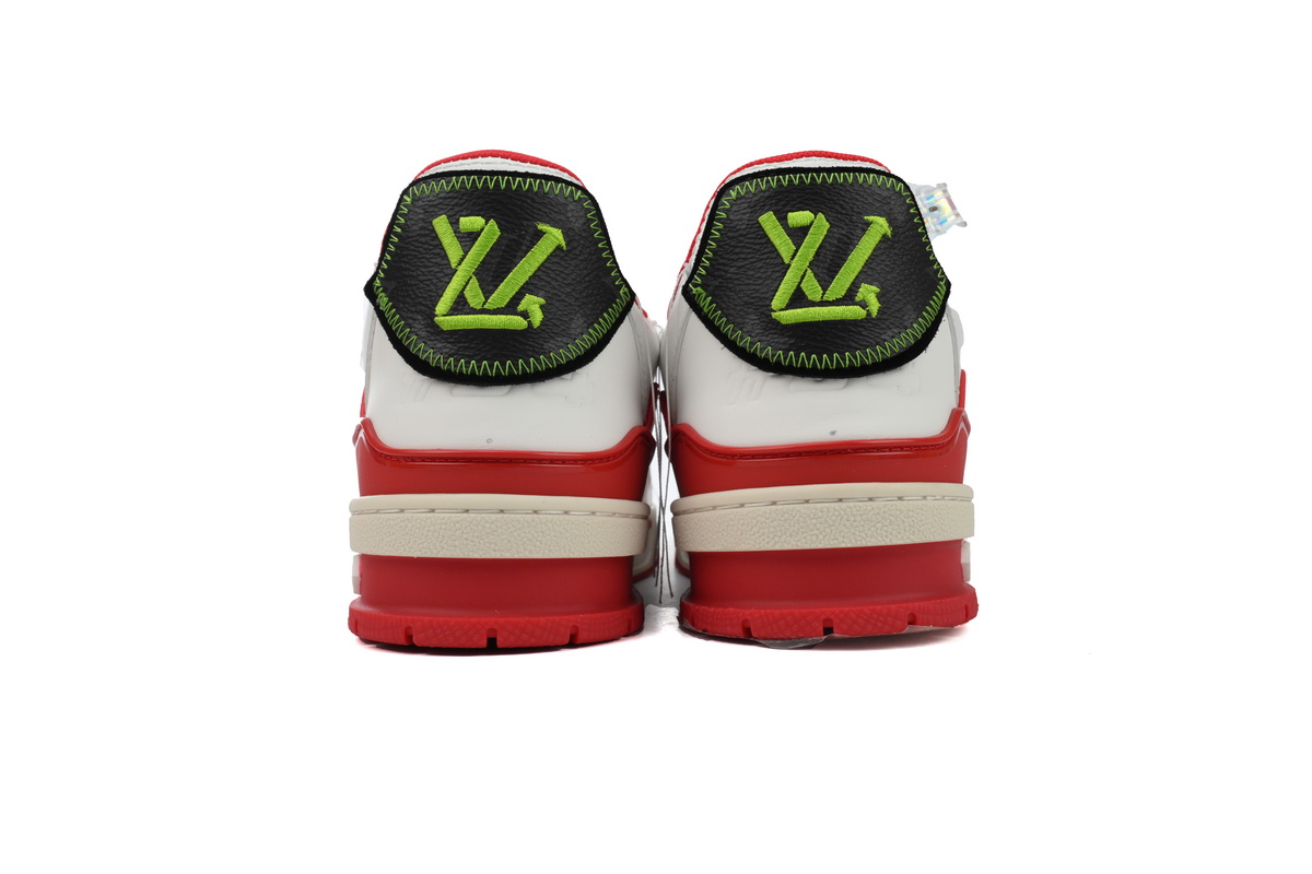 EM Sneakers Louis Vuitton Trainer Red Green