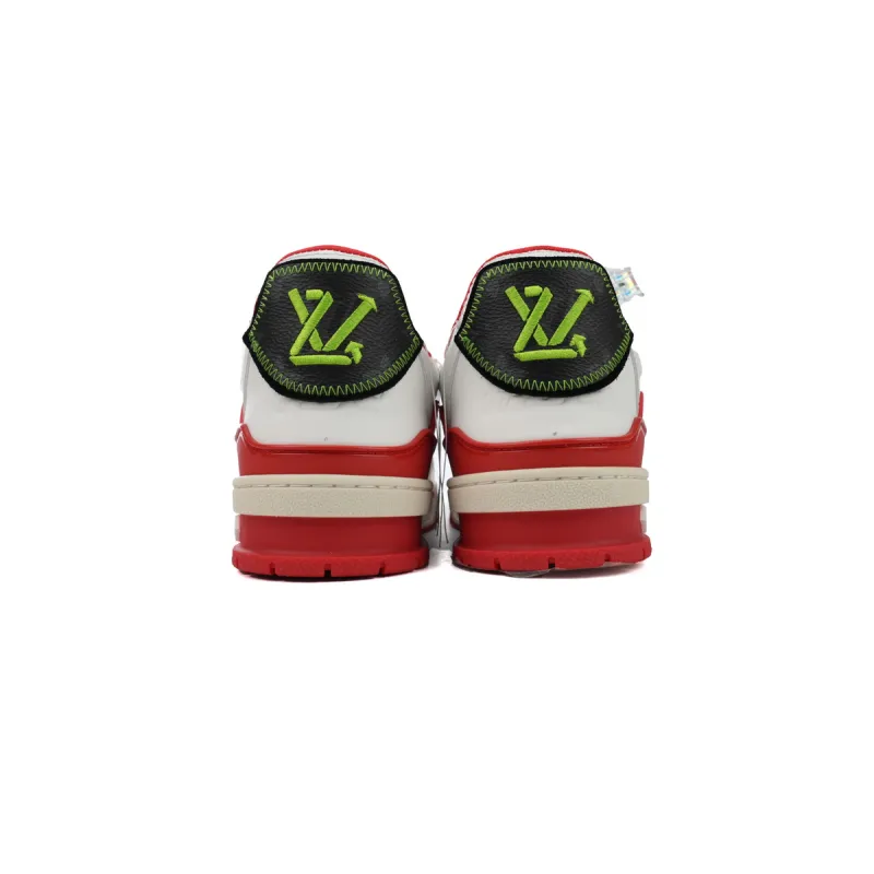 EM Sneakers Louis Vuitton Trainer Red Green