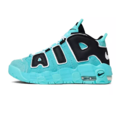 EM Sneakers Nike Air More Uptempo Aqua Blue (GS) 01