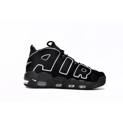 EM Sneakers Nike Air More Uptempo Black White 02