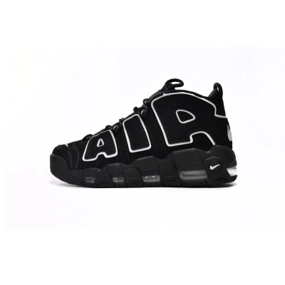 EM Sneakers Nike Air More Uptempo Black White 01