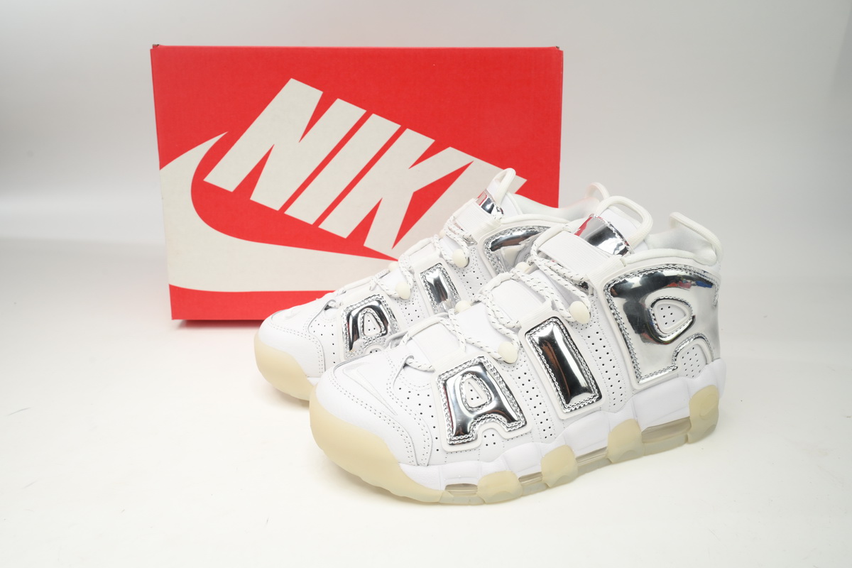 EM Sneakers Nike Air More Uptempo Chrome White 